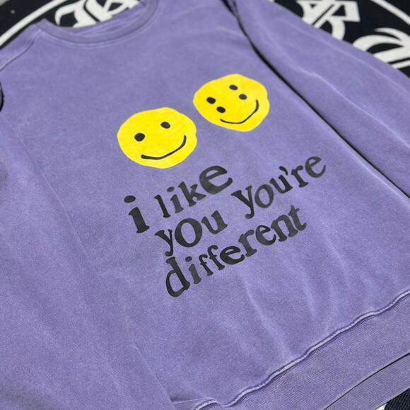 CPFM XYZ Cactus Plant Flea Market “I like you you’re different” Sweatshirt - Picture 1 of 7